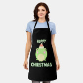 Hoppy Kerstmis Schort (Gedragen)