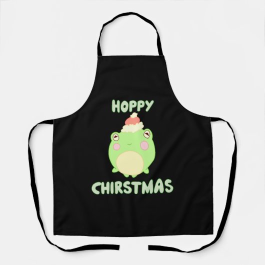 Hoppy Kerstmis Schort (Voorkant)