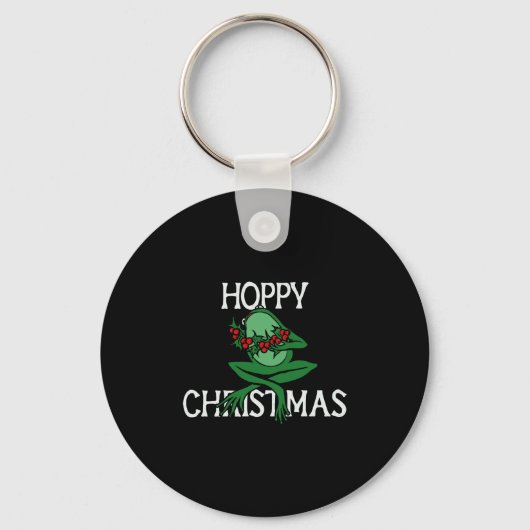 Hoppy Kerstmis Sleutelhanger (Voorkant)