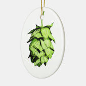 Hoppy Kerstmis voor je! Hop Keramisch Ornament (Links)