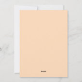 Hoppy kerstwensen met Bunny Cheer Feestdagenkaart (Achterkant)