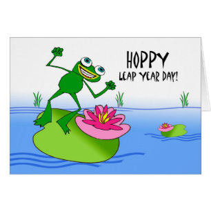 Hoppy Leap Year, Funny Frog bij Pond