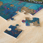Hoppy Love- Whimsical Frog Romance Puzzel (Zijkant)