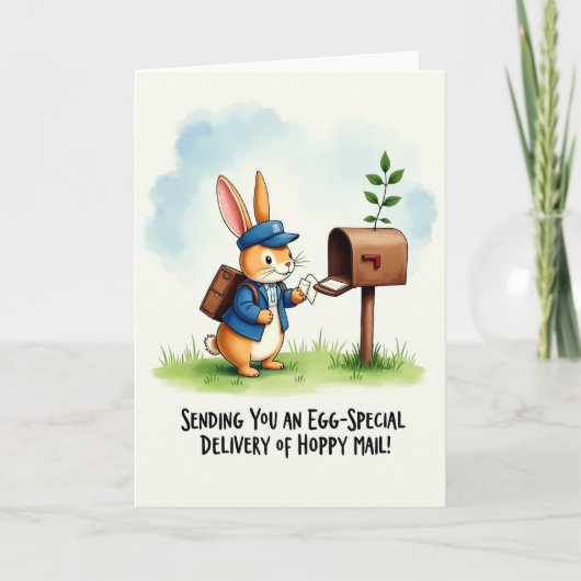 Hoppy Mail Verzendingkaart Kaart (Voorkant)
