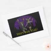 Hoppy Mew Year Rectangle Sticker (Envelop)