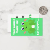 Hoppy Mini Valentijn Notitiekaartje (Voorkant / Achterkant in situ)