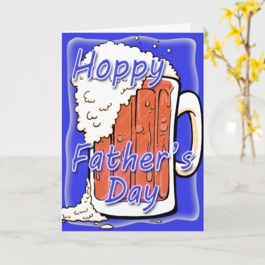 Hoppy Mok van het Aal van Vaderdag Kaart (Gele Bloem)