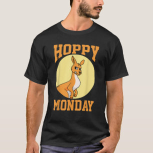 Hoppy Monday Esater Maandag Thanksgiving Paasmaan T-shirt