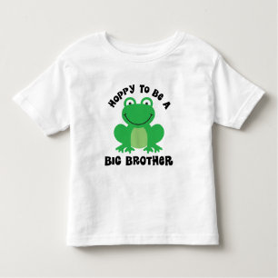 Hoppy om een grote broertje te zijn kinder shirts