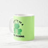 Hoppy om een grote oma-cadeau te zijn koffiemok (Voorkant links)