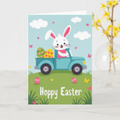Hoppy Paas Truck Rit Kaart (Gele Bloem)