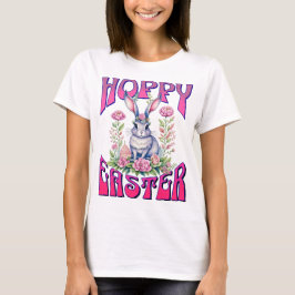 Hoppy paashaas krans t-shirt