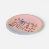 Hoppy Paasprogramma - Papieren Borden Papieren Bordje (Gekanteld)