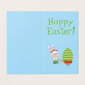 Hoppy paasverpakking van 25 Mini-Kaarten Kaart (Buitenkant ongevouwen)