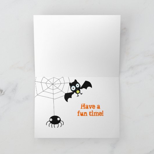 Hoppy Pad van Halloween Kaart (Binnen)