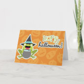 Hoppy Pad van Halloween Kaart (Voorkant)