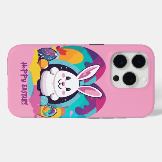 Hoppy Pasen! Case-Mate iPhone Case (Achterkant (horizontaal))