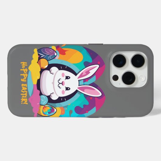 Hoppy Pasen! Case-Mate iPhone Case (Achterkant (horizontaal))