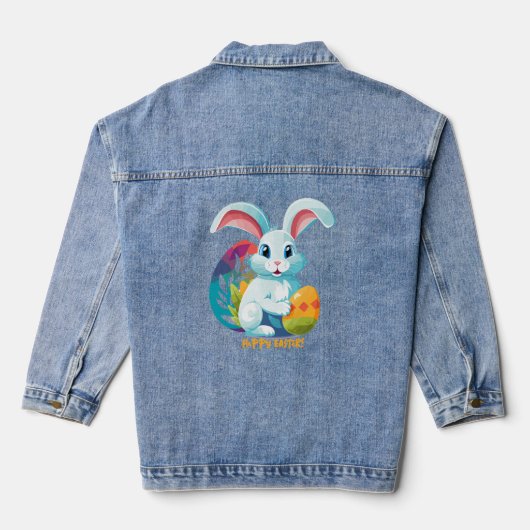 Hoppy Pasen! Denim Jacket (Achterkant)