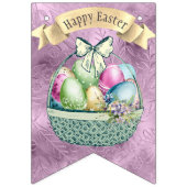 Hoppy Pasen Festiviteiten: Kleurrijke Bunting Vlag Vlaggetjes (Tweede vlag)