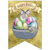 Hoppy Pasen Festiviteiten: Kleurrijke Bunting Vlag Vlaggetjes (Derde vlag)