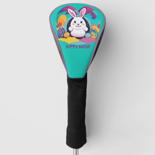 Hoppy Pasen! Golfheadcover (Voorkant)