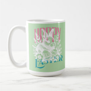 Hoppy Pasen Konijn Stempel Roze Koffiemok