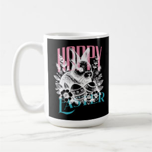 Hoppy Pasen Konijn Stempel Roze Koffiemok