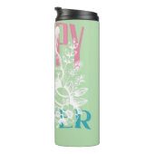 Hoppy Pasen Konijn Stempel Roze Thermosbeker (Geroteerd rechts)