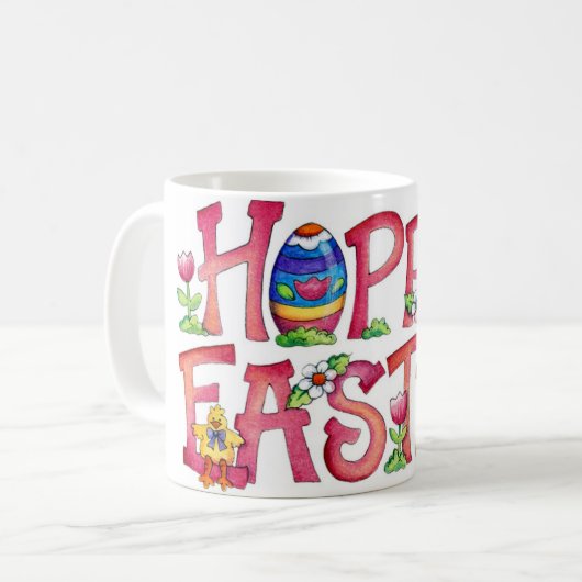 Hoppy Pasen - Mok (Voorkant links)