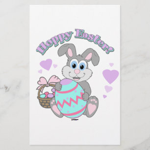 Hoppy Pasen! Paasbunny Briefpapier
