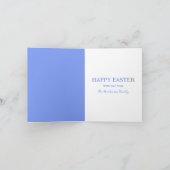 Hoppy Pasen Schattige Konijntje en Eitjes Boho Flo Kaart (Binnen)