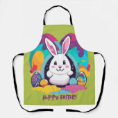 Hoppy Pasen! Schort (Voorkant)