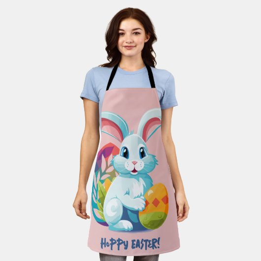 Hoppy Pasen! Schort (Gedragen)