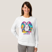 Hoppy Pasen! T-shirt (Voorkant volledig)
