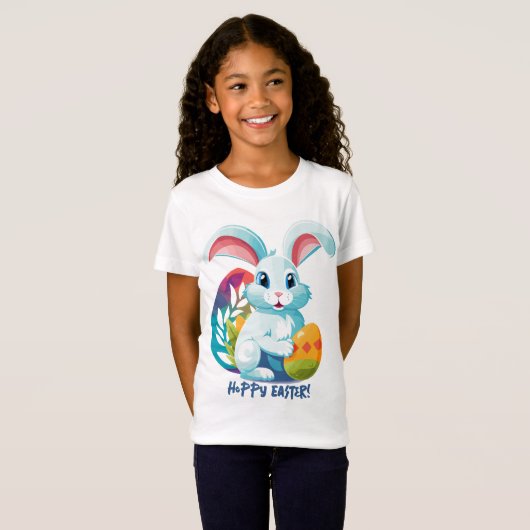 Hoppy Pasen! T-shirt (Voorkant volledig)