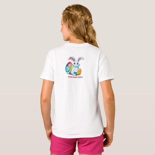 Hoppy Pasen! T-shirt (Achterkant volledig)