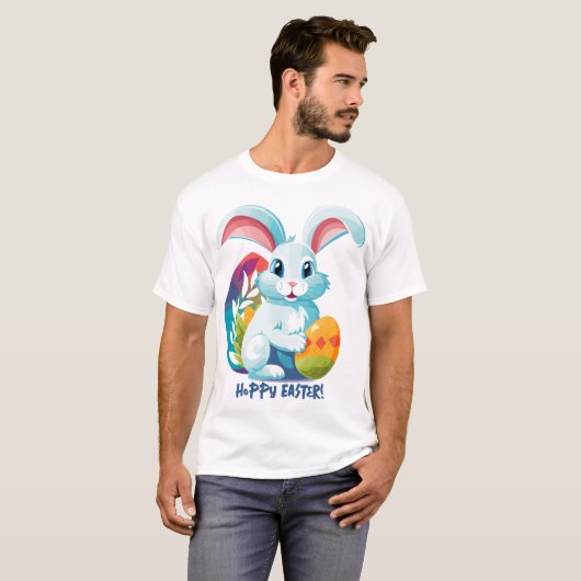 Hoppy Pasen! T-shirt (Voorkant volledig)