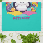 Hoppy Pasen! Theedoek (Gevouwen)