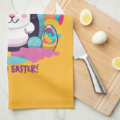 Hoppy Pasen! Theedoek (Quarter Fold)