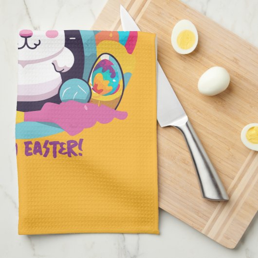 Hoppy Pasen! Theedoek (Quarter Fold)