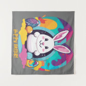 Hoppy Pasen! Wandkleed (Voorkant (horizontaal))