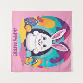 Hoppy Pasen! Wandkleed (Voorkant (horizontaal))