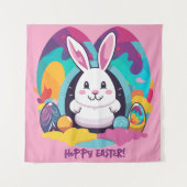 Hoppy Pasen! Wandkleed (Voorkant)