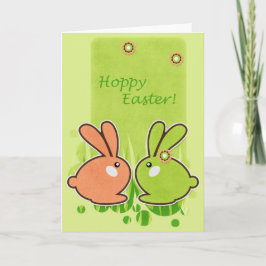 Hoppy Pasen! Wenskaart met paasbundels Feestdagen Kaart