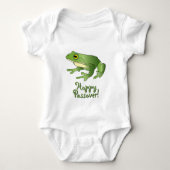 Hoppy Passover - enkele kikker - Baby odysuit Romper (Voorkant)