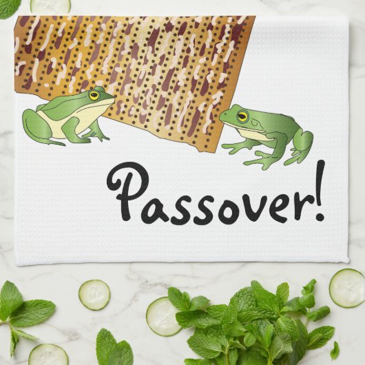 Hoppy Passover Kitchen Towels Theedoek (Gevouwen)