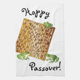 Hoppy Passover Kitchen Towels Theedoek