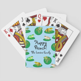 Hoppy Pesach. Aangepaste afspeelkaarten Pokerkaarten