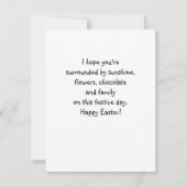 🐰 Hoppy Pickleball Paasen, schattig groen (Achterkant)